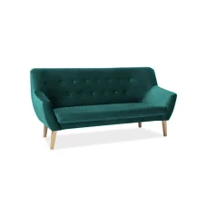 Sofa Nordic 3 Velvet dark green